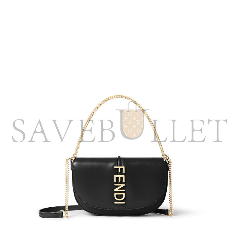 FENDI GRAPHY WALLET ON CHAIN 8M0529ANSSF0KUR (20.5*13*3.5cm)